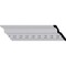 Ekena Millwork 4 3/8"H x 3 1/2"P x 5 5/8"F x 94 1/2"L Dentil Crown Moulding MLD04X03X06DE - alternate 1
